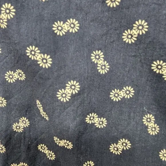 Abercrombie & Fitch Men’s XXL Blue Floral Print Camp Shirt Viscose Soft Hipster - Picture 4 of 8